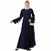 Umbrella abaya with bell sleeves- Navy Blue Umbrella abaya with bell sleeves- Navy Blue